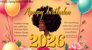 Classy Happy Birthday African American Woman