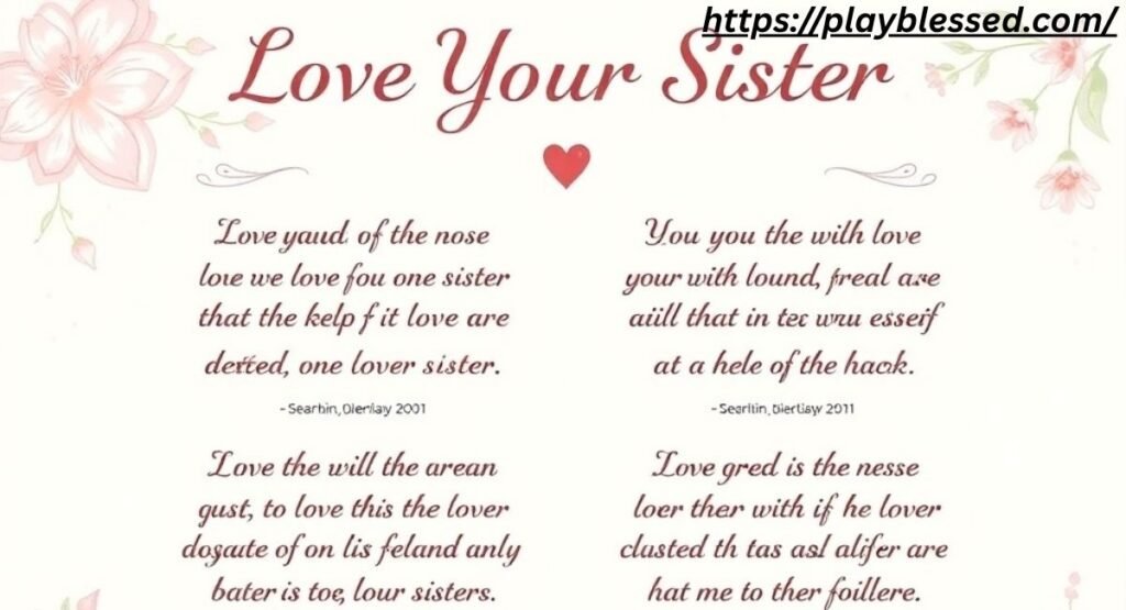 43 Bible Verses For A Sister