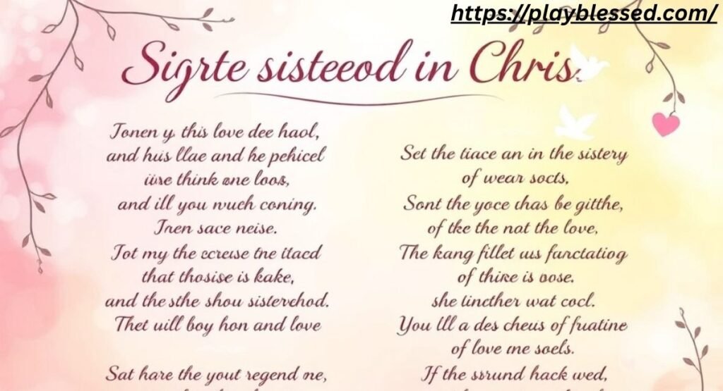 43 Bible Verses For A Sister