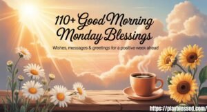 110+ Good Morning Monday Blessings, Wishes, Messages & Greetings for a Positive Week Ahead