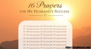 16 Prayers for my Husband Success