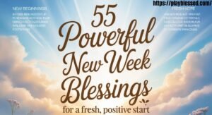55 Powerful New Week Blessings for a Fresh, Positive Start