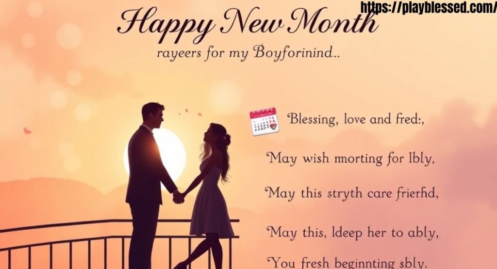 122 Powerful Happy New Month Prayer to My Boyfriend