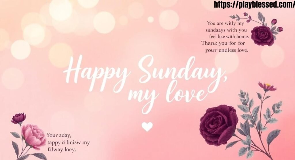 102 Happy Sunday Beautiful Message For Your Love With Prayers