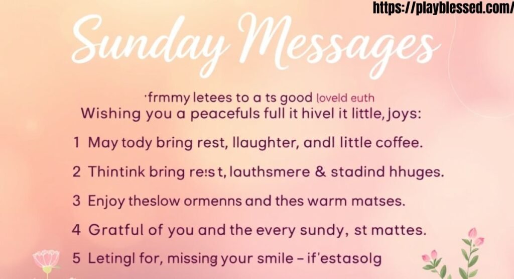 102 Happy Sunday Beautiful Message For Your Love With Prayers