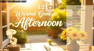 121+ Warm Good Afternoon Blessings and Positive Vibes