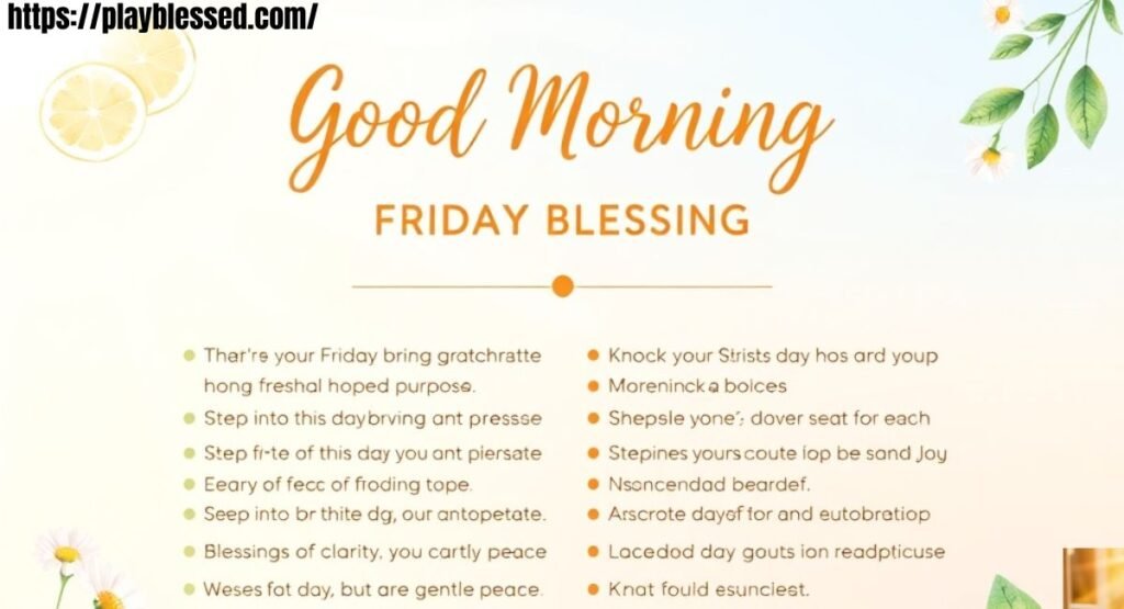 121 Best Friday Blessings: Quotes & Prayers for a Joyful Weekend