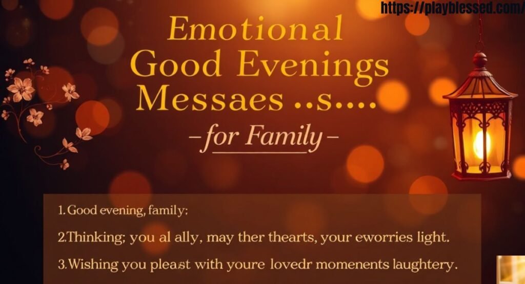Best 199+ Emotional Good Evening Messages for Friends, Family & Lovers