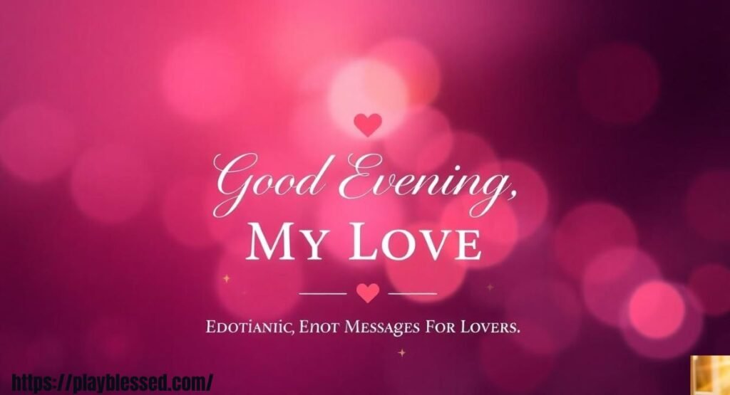 Best 199+ Emotional Good Evening Messages for Friends, Family & Lovers