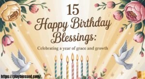 15 Happy Birthday Blessings: Celebrating a Year of Grace and Growth