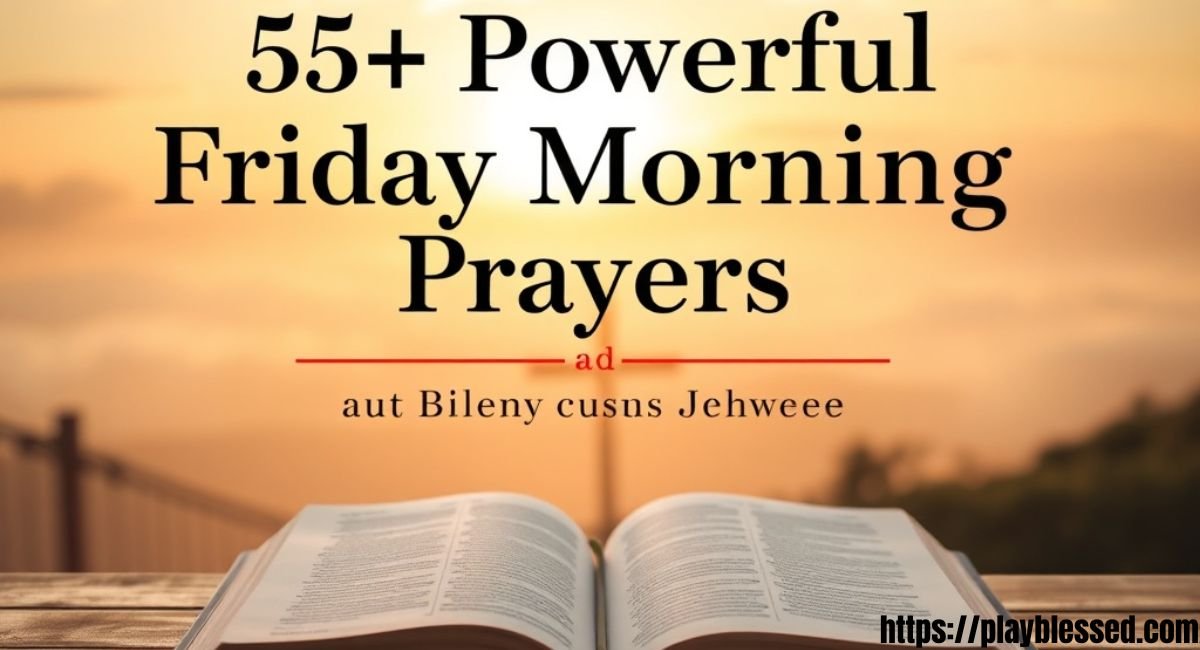 55+ Powerful Friday Morning Prayers and Blessings with Scriptures