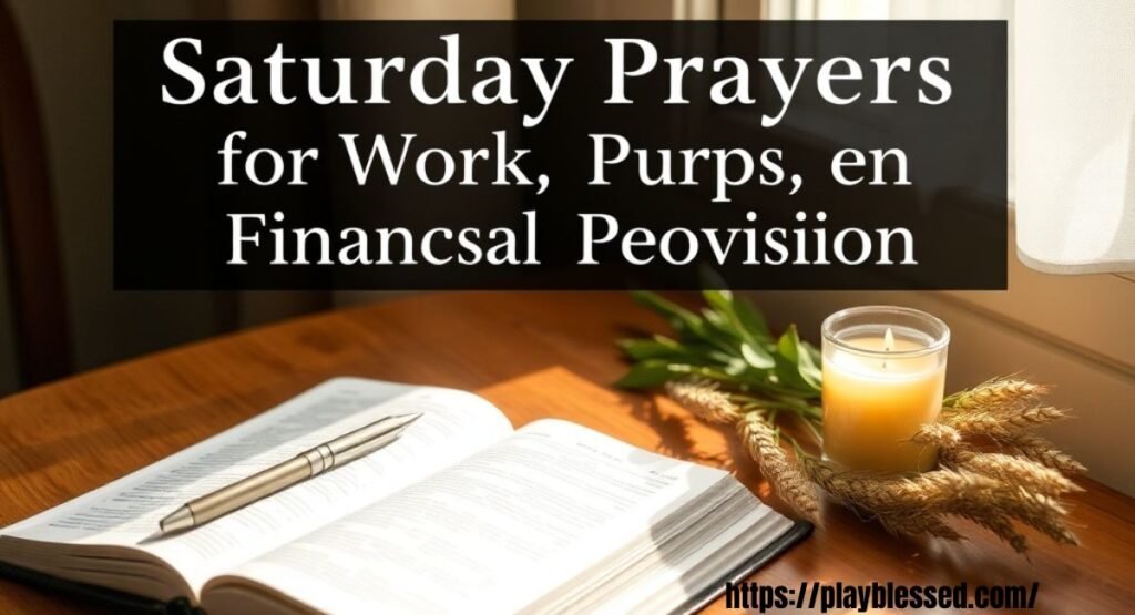 46+ Amazing Saturday Prayers and Blessings with Bible Verses