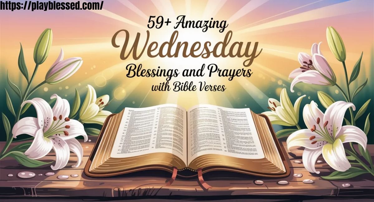 59+ Amazing Wednesday Blessings and Prayers with Bible Verses