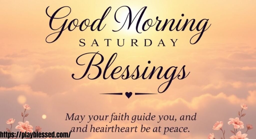 26 Powerful Good Morning Saturday Blessings (Images & Greetings)