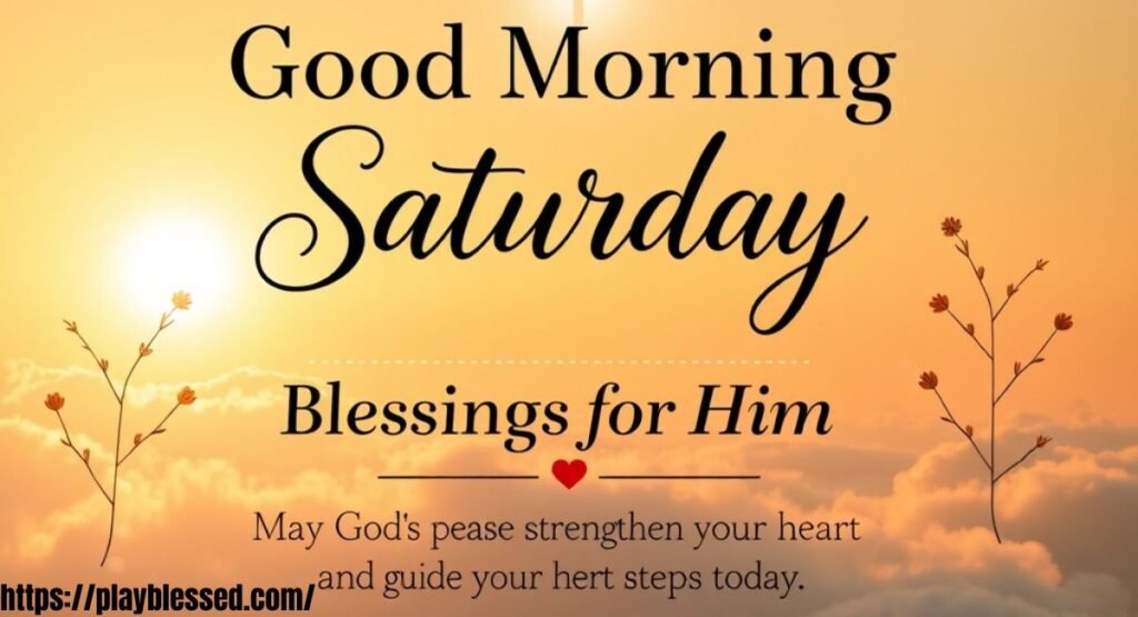 26 Powerful Good Morning Saturday Blessings (Images & Greetings)