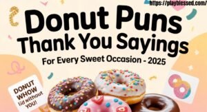 Cute Donut Puns Thank You Sayings for Every Sweet Occasion – 2026