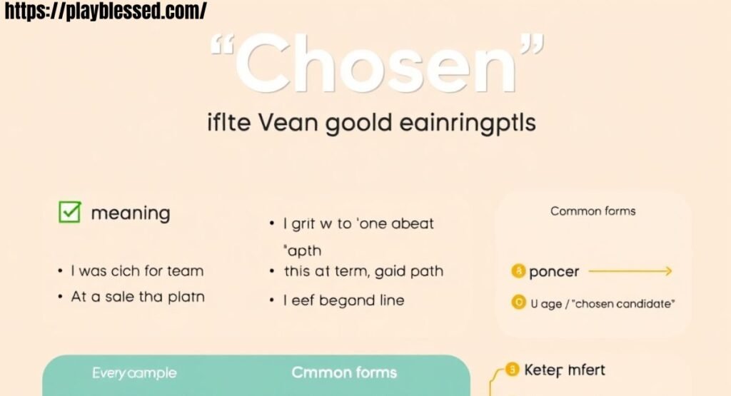 Chosen or Choosen: One Is Wrong—Do You Know Which?