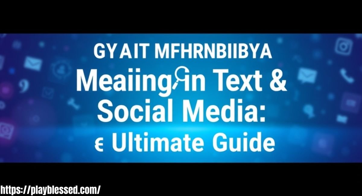 GYAITMFHRNBIBYA Meaning in Text & Social Media: The Ultimate Guide
