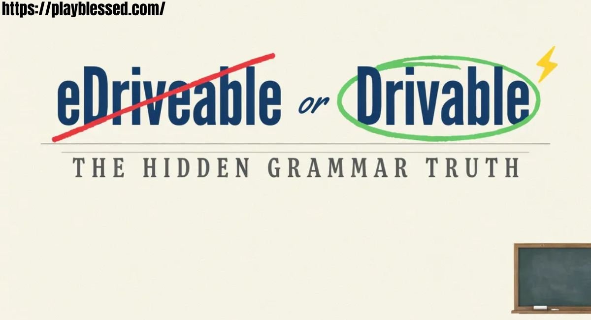Driveable or Drivable: The Hidden Grammar Truth 🤯