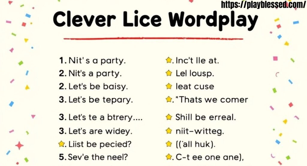 200+ Lice Puns It’s Time to Have a Little Nit-Witted Fun 😄2026