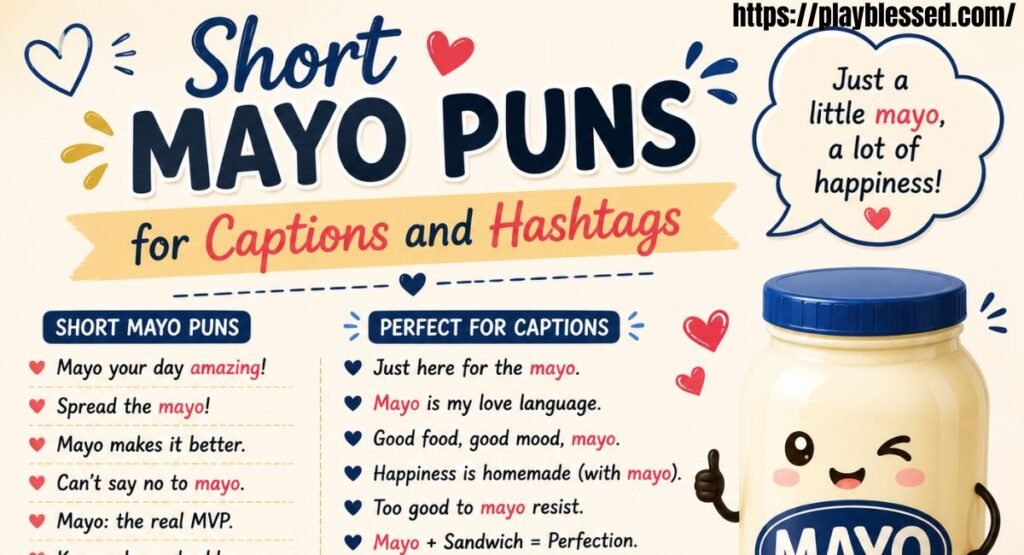 245+ Mayo Puns That Spread Smiles Funny Mayo Jokes (2026)