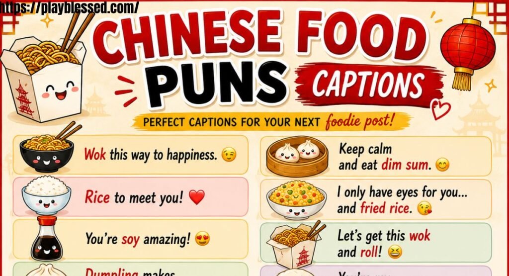 210+ Chinese Food Puns That Wok Your Funny BoneΒ