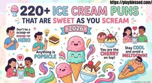 🍨 220+ Ice Cream Puns That Are Sweet as You Scream (2026)
