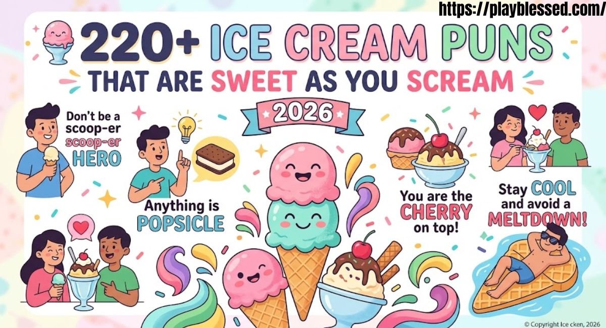 🍨 220+ Ice Cream Puns That Are Sweet as You Scream (2026)